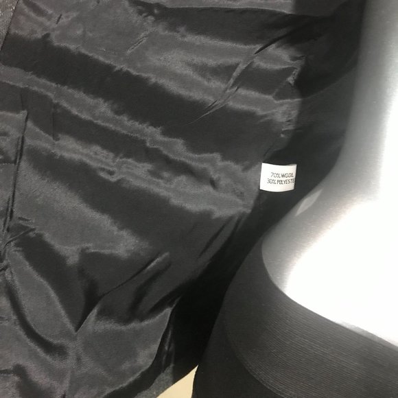 Hillard & Hanson Women's Size 6 Small Wool Blend Jacket Lined Grey Career Profes - Picture 5 of 16